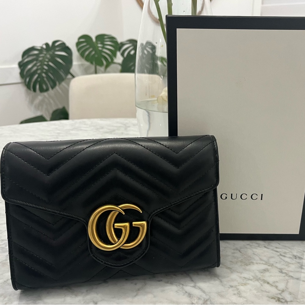 Gucci The GG Marmont chain mini bag